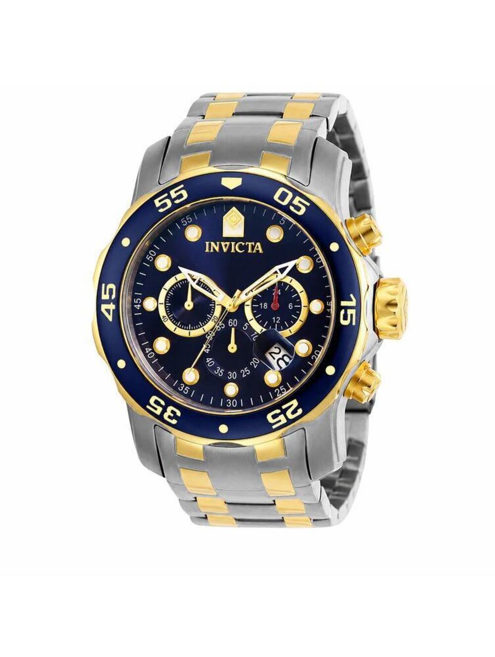 Invicta Pro Diver SCUBA Men's Watch - 48mm. Steel, Gold (0077)